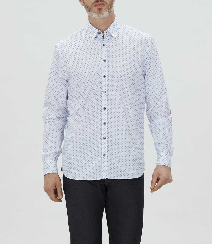 Izac Chemise Casual En Coton Camel "Madi"