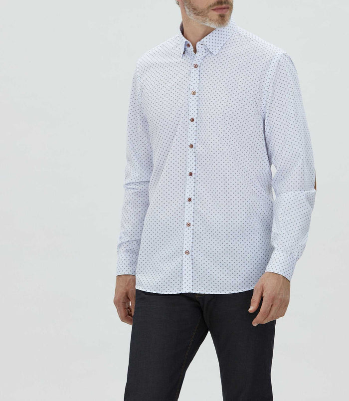 izac Chemise casual en coton camel "Madi"
