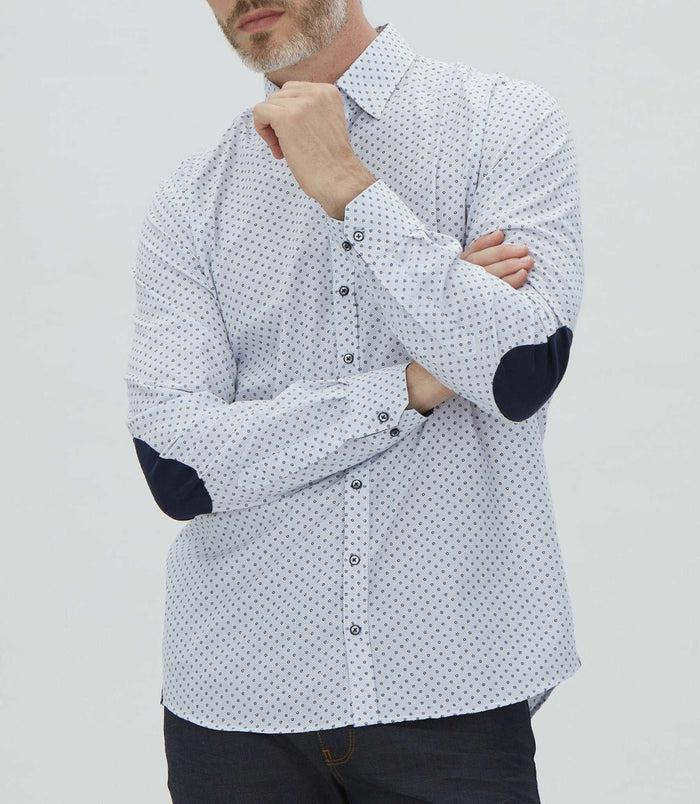 izac Chemise casual en coton marine "Madi"