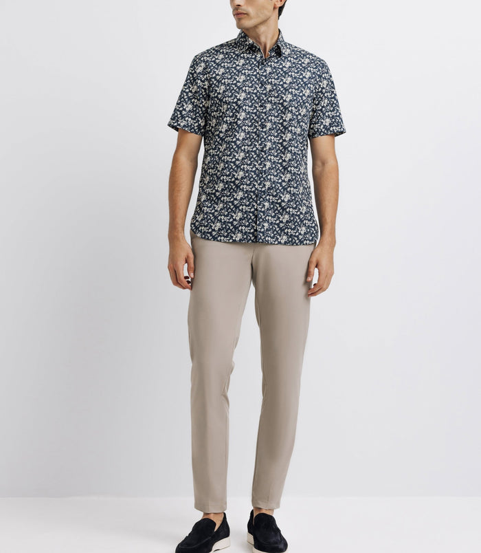 izac Chemise casual en coton marine