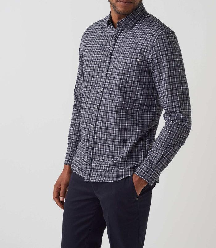 Izac Chemise Casual Grise "Alena"