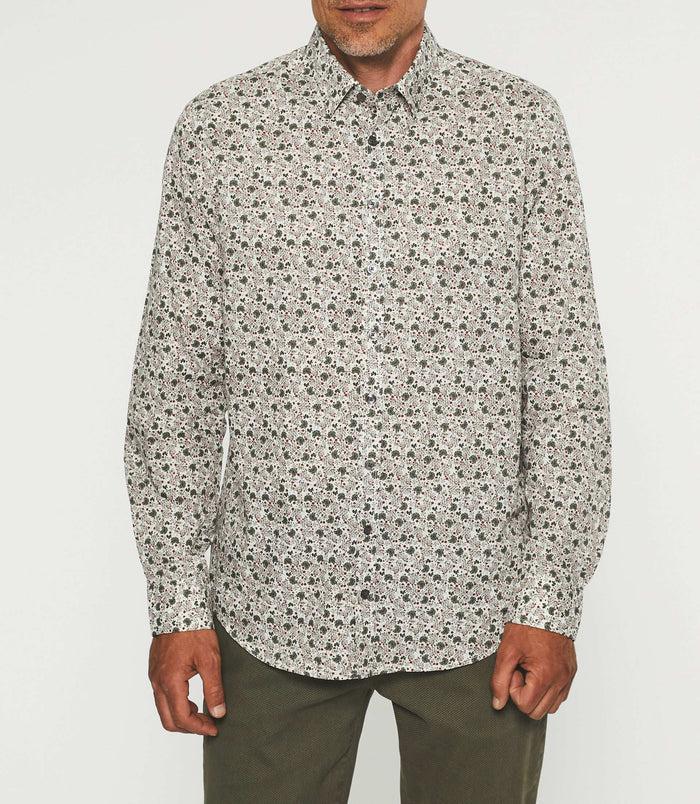 Izac Chemise Casual Imprimé Kaki JONAS