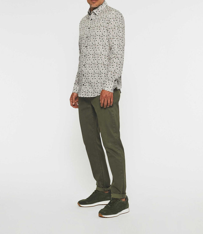 izac Chemise casual imprimé kaki JONAS