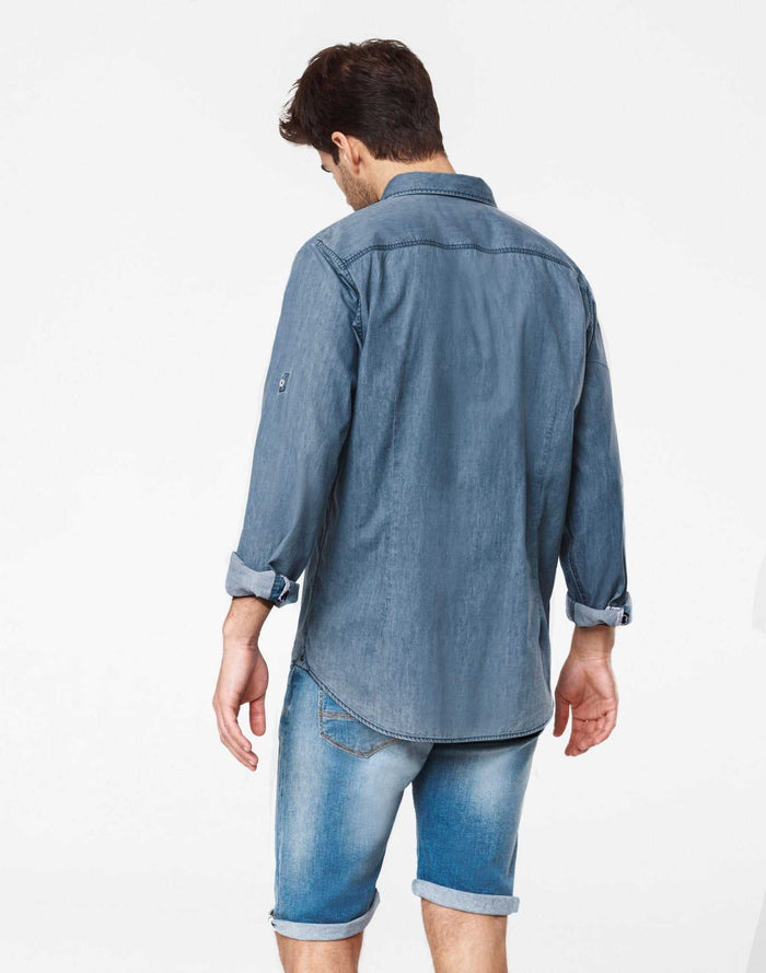 izac Chemise casual indigo