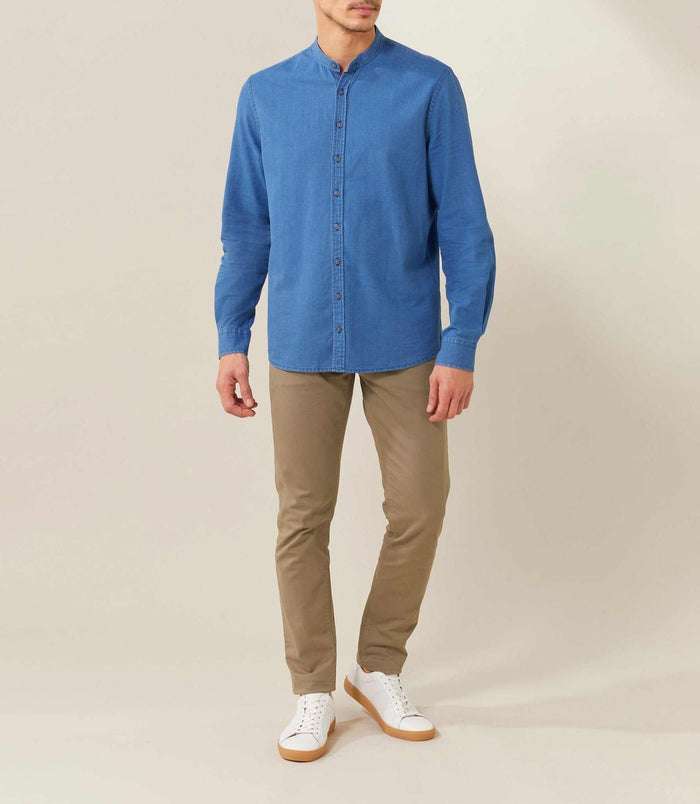 Izac Chemise Casual Indigo "Tardif"
