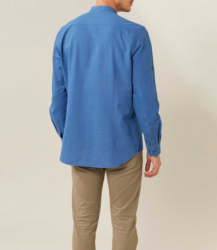 Izac Chemise Casual Indigo "Tardif"