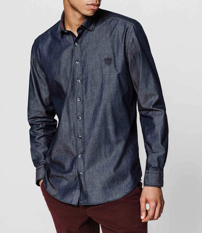izac Chemise casual indigo