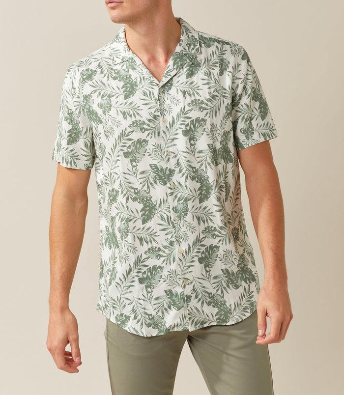 Izac Chemise Casual Kaki "Tan"