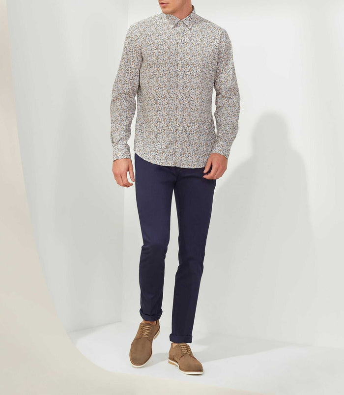 izac Chemise casual kaki "Tigrane"