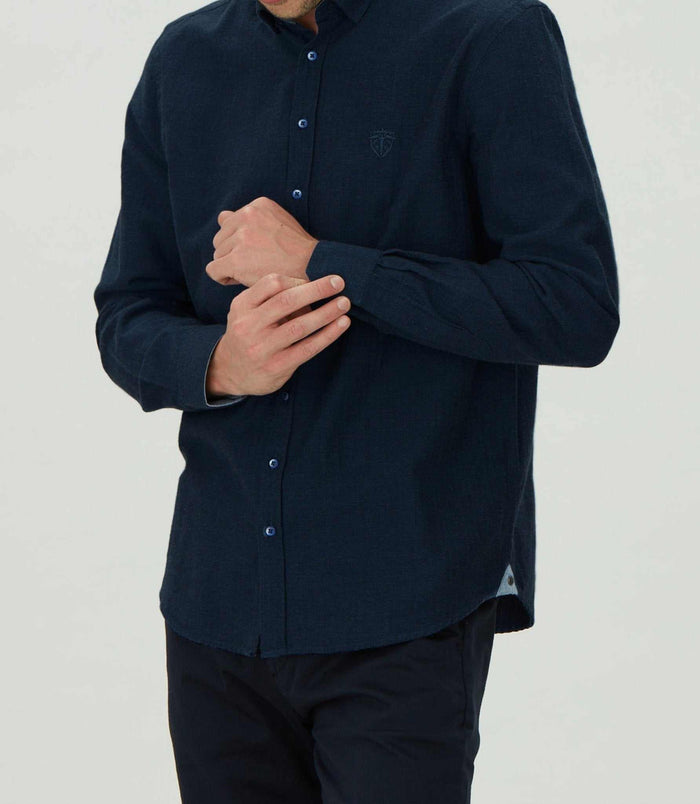 izac Chemise casual marine "Maral"