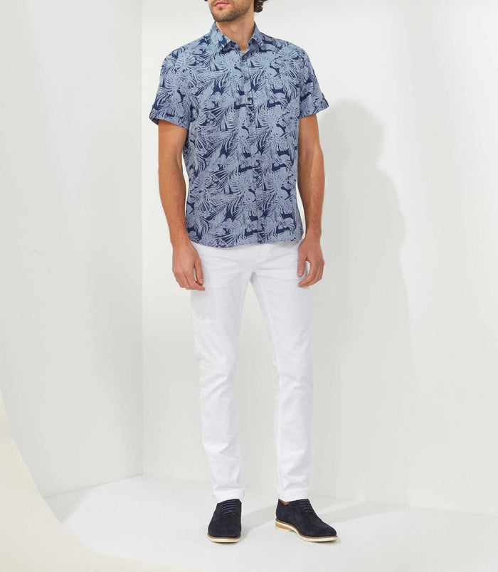 Izac Chemise Casual Marine "Talas"