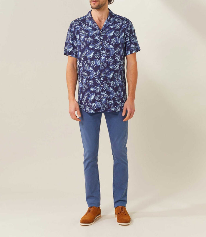 izac Chemise casual marine "Tan"