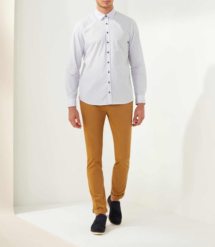 izac Chemise casual marine "Tendre"