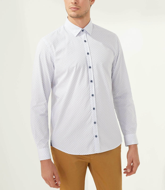 Izac Chemise Casual Marine "Tendreout"