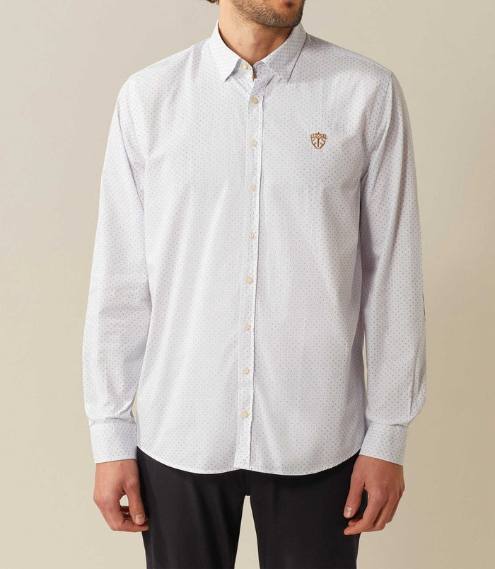 Izac Chemise Casual Micro Motif "Suri"