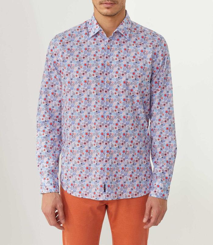 izac Chemise casual orange "Tim"