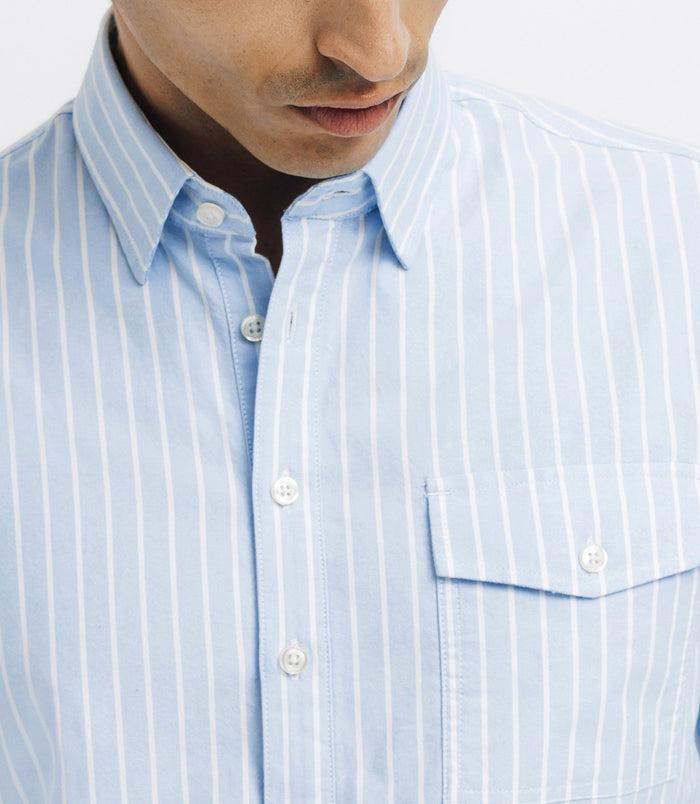 Izac Chemise Casual Polo Ciel