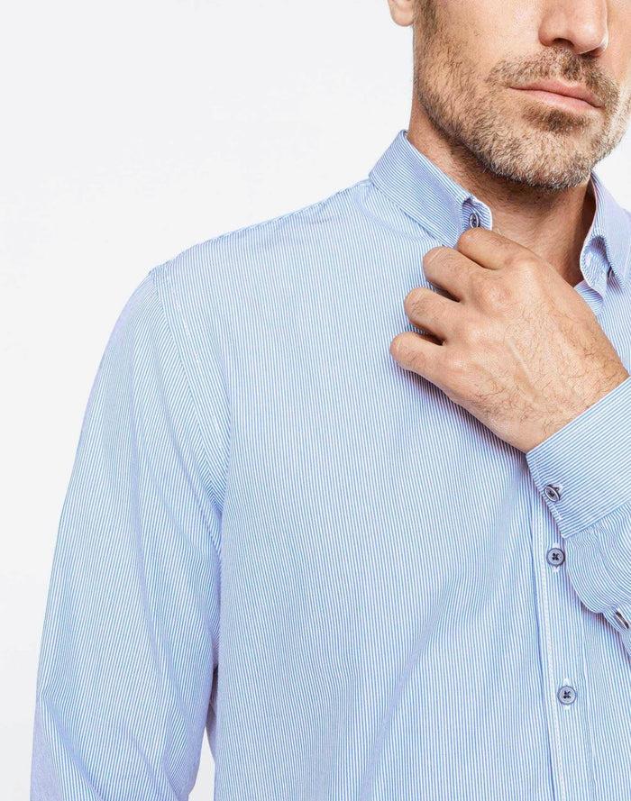 Izac Chemise Casual Rayée