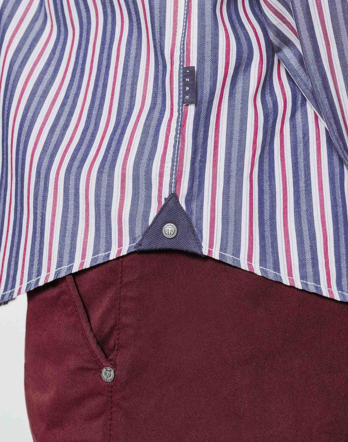 Izac Chemise Casual Rayée
