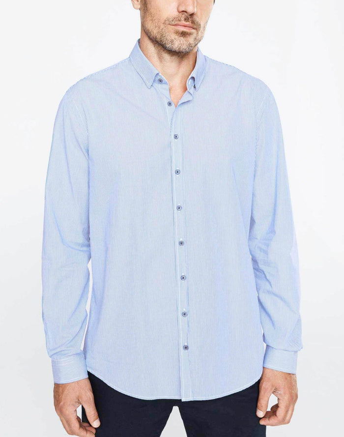 izac Chemise casual rayée