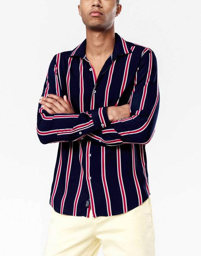Izac Chemise Casual Rayure Transat
