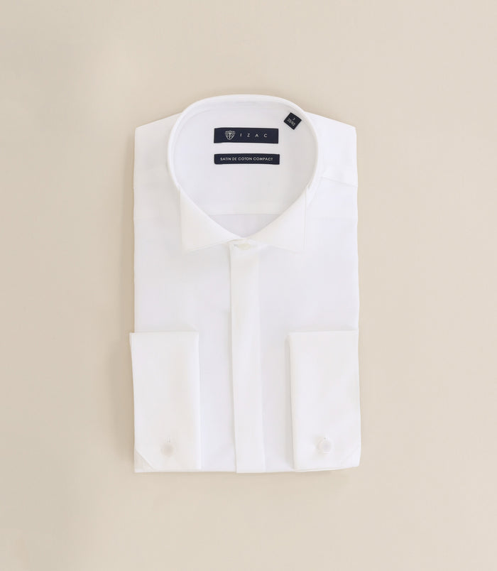 izac Chemise cérémonie 100% coton écrue