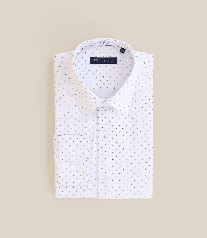 izac Chemise col français bleue