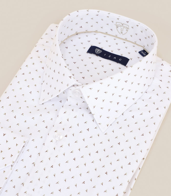 Izac Chemise Col Français Camel