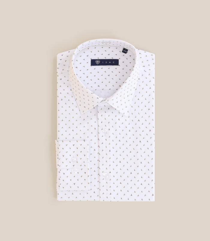 izac Chemise col français camel