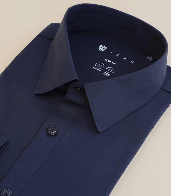 Izac Chemise Col Français Marine