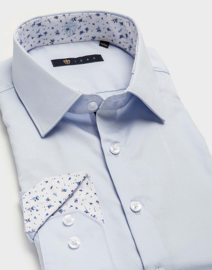 Izac Chemise Coton Ciel Fantaisie