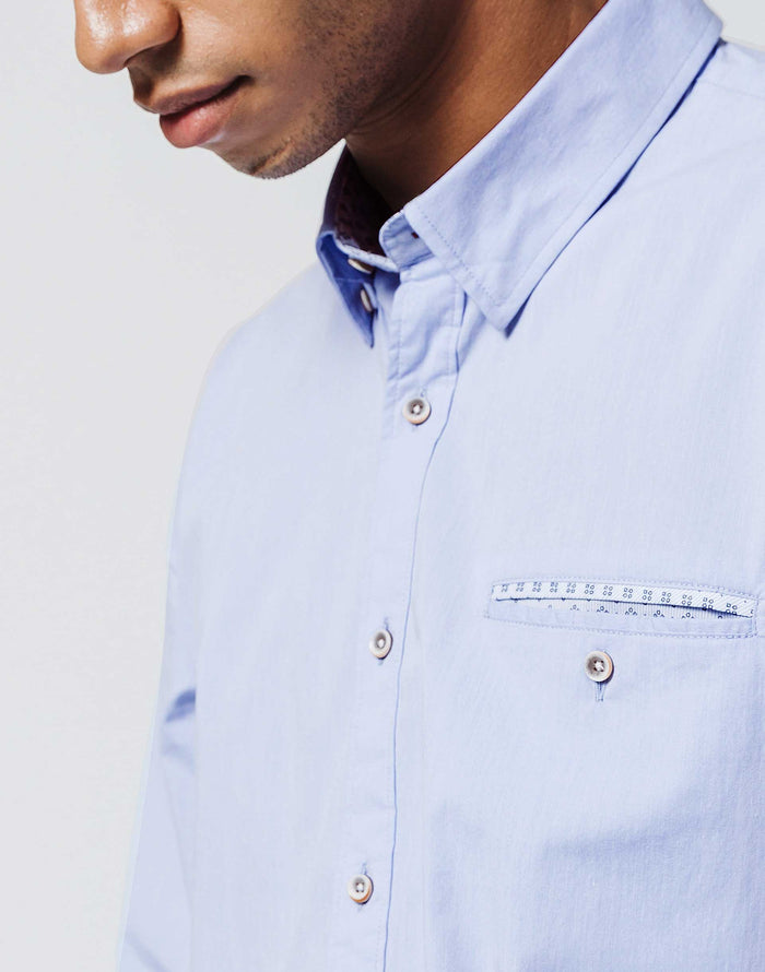 Izac Chemise Coudières Suédine