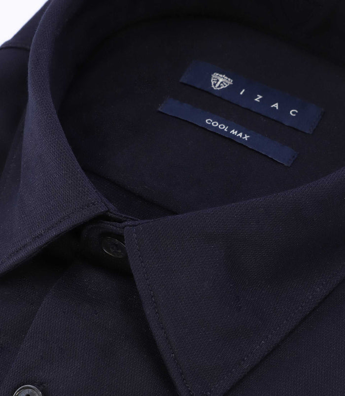Izac Chemise Coupe Slim Marine