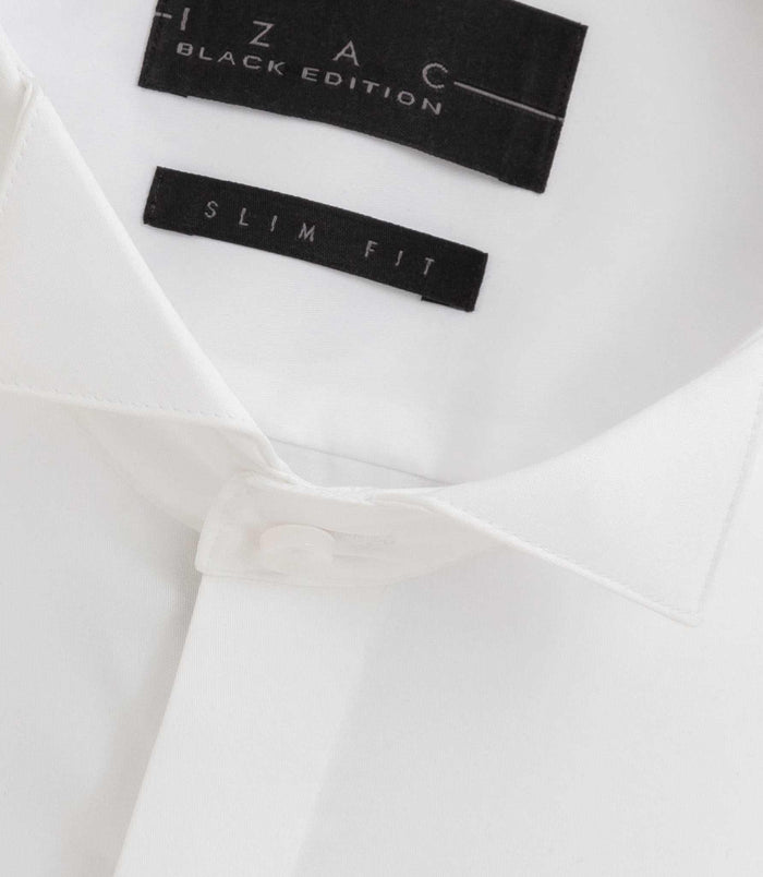 Izac Chemise De Cérémonie En Satin Blanc "Metaphor"
