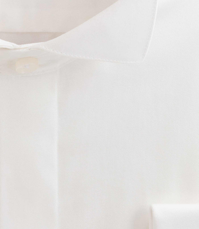 Izac Chemise De Ceremonie En Satin Ecru "Metaphor"