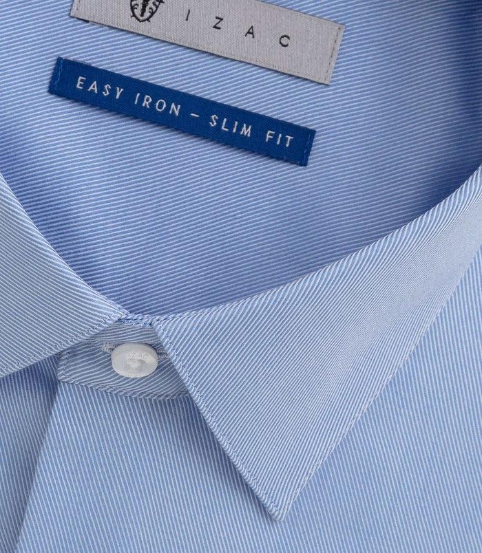 Izac Chemise Easy Iron Bleu "Benson"
