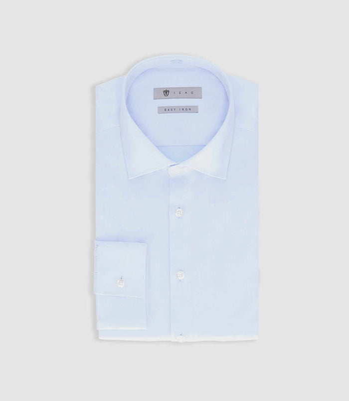 Izac Chemise Easy Iron Bleu Ciel PRESLEY