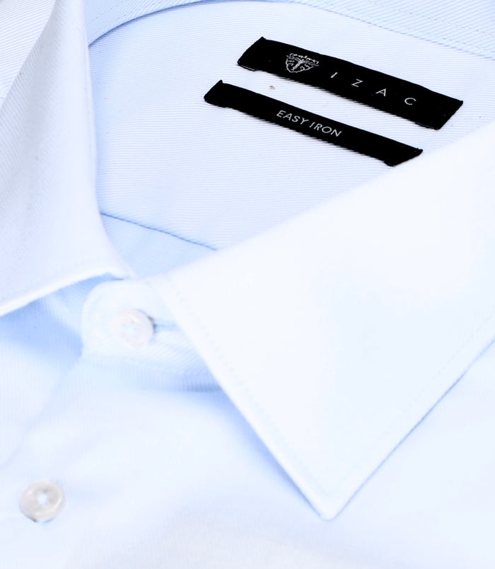 Izac Chemise Easy Iron Bleu Clair MEDDY