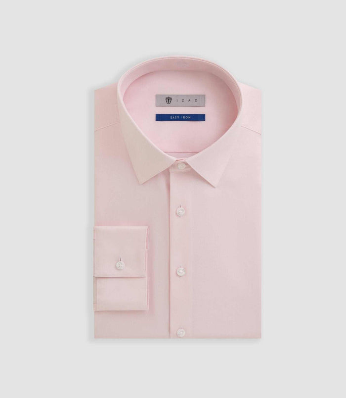 Izac Chemise Easy Iron Rose "Benson"
