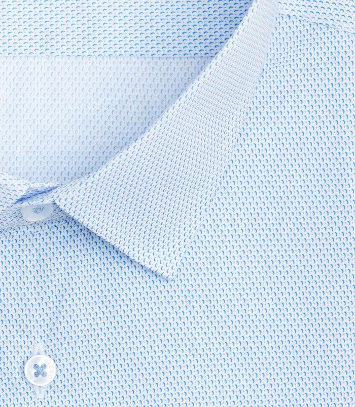 Izac Chemise En Coton à Imprimé Bleu Ciel "Sideral"