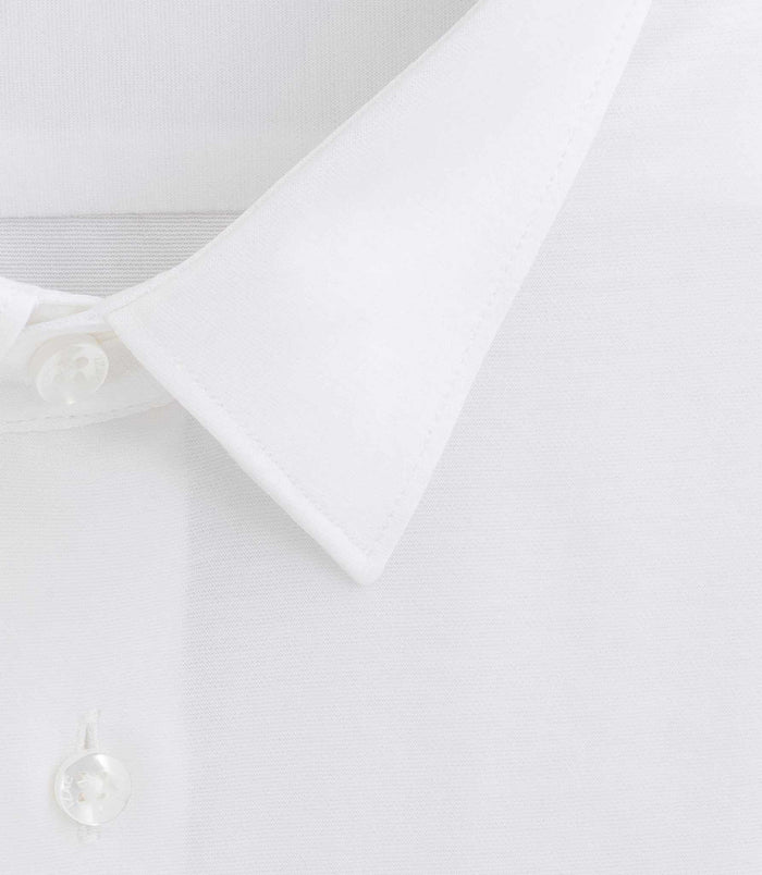 Izac Chemise En Jersey De Coton Blanc "Dylan"