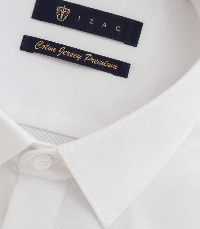 Izac Chemise En Jersey De Coton Blanc PYLAN