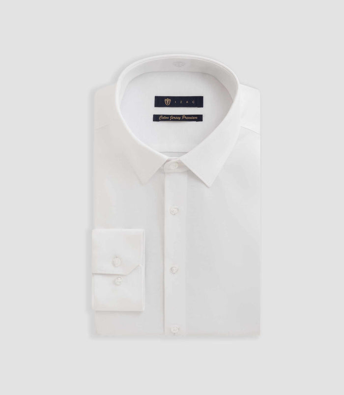 Izac Chemise En Jersey De Coton Blanc PYLAN