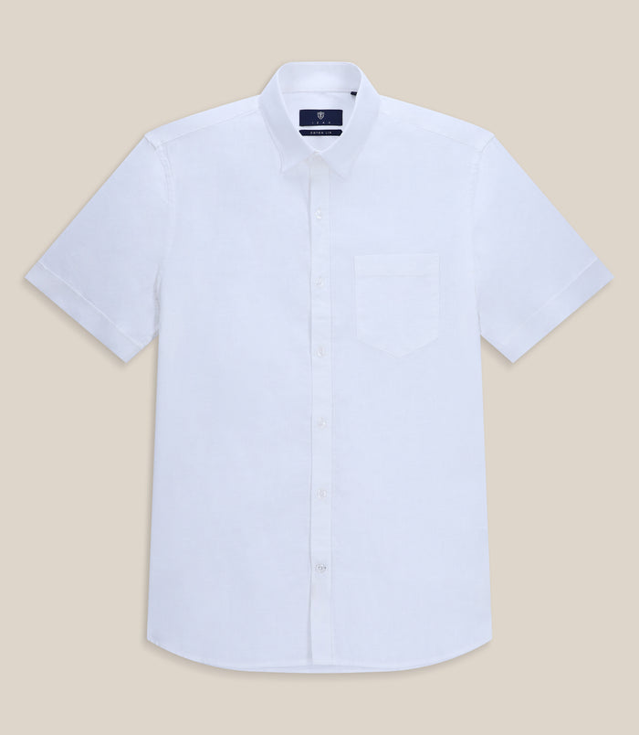 izac Chemise en lin blanc