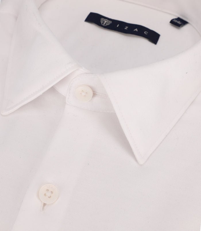 Izac Chemise En Maille Blanche