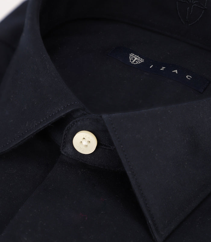 Izac Chemise En Maille Marine