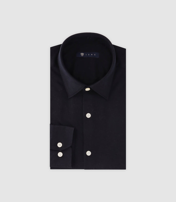 izac Chemise en maille marine