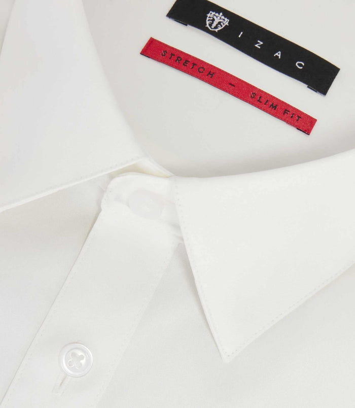 Izac Chemise En Popeline Stretch écru "Malte"