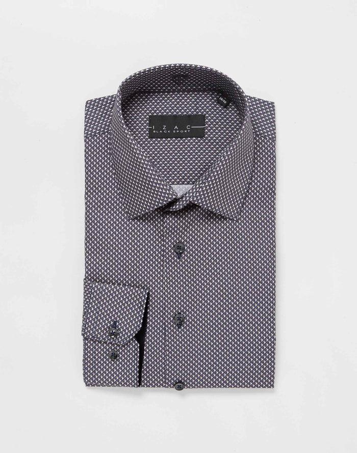izac Chemise imprimé géométrique