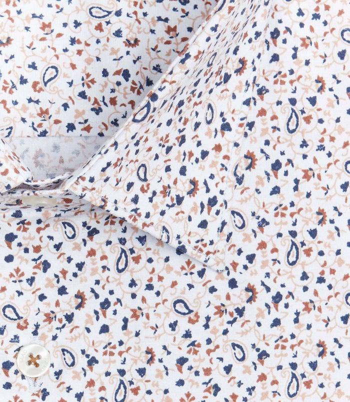 Izac Chemise Imprimée Blanc "Senat"